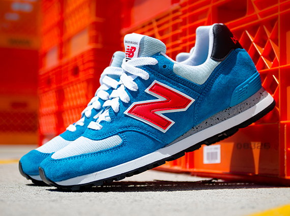 New Balance 574 Made in USA - Blue - Orange | Available