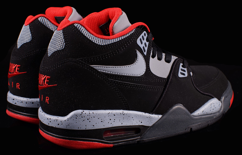 Nike Air Flight 89 Black Grey Red 01