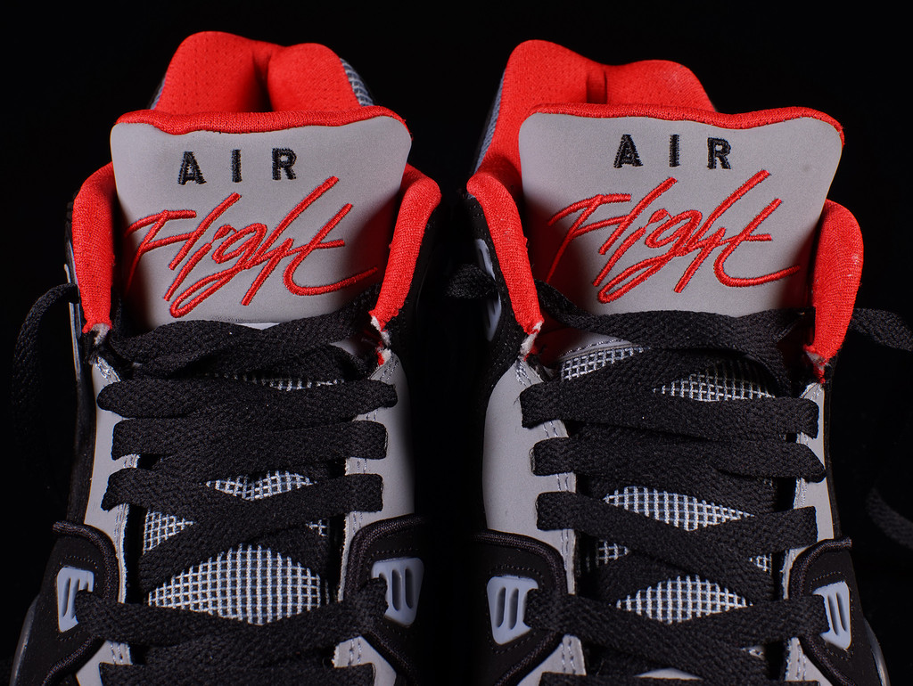Nike Air Flight 89 Black Grey Red 03
