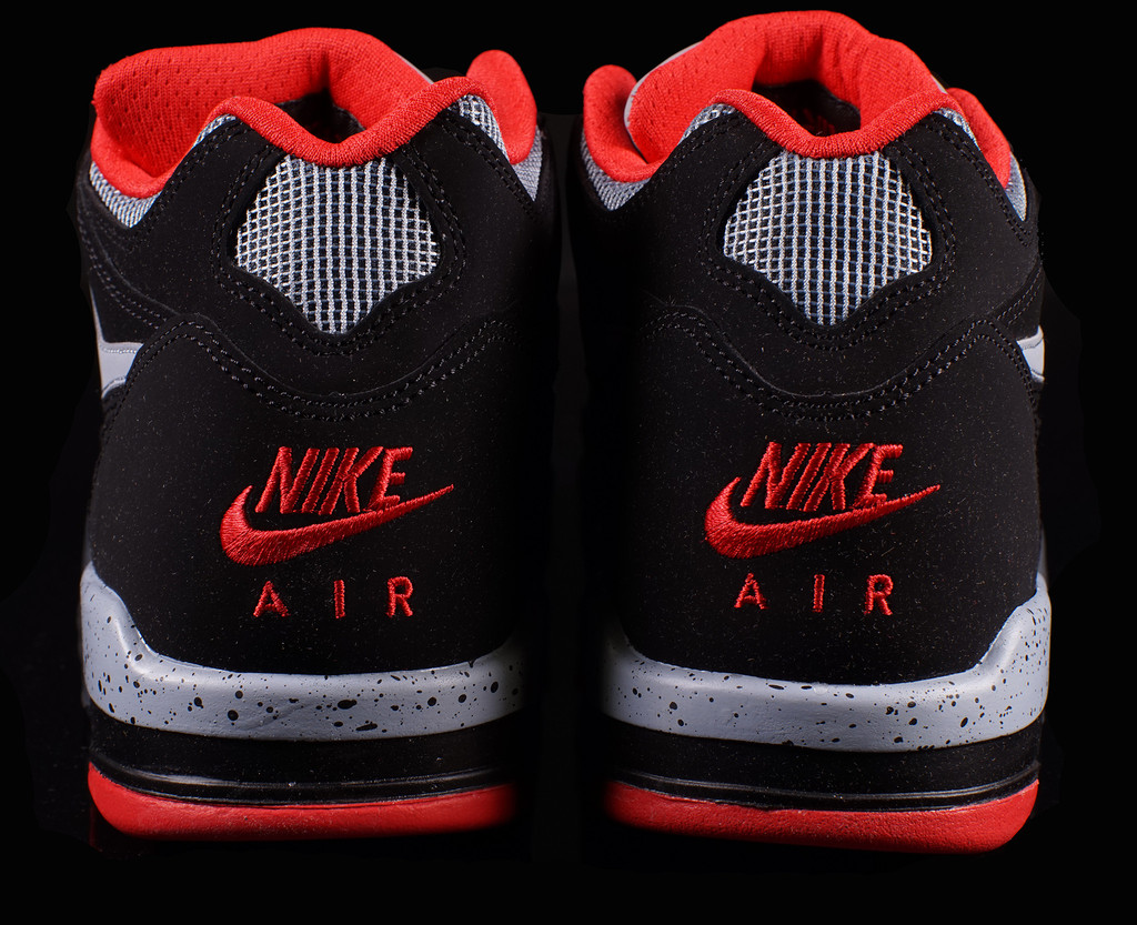 Nike Air Flight 89 Black Grey Red 04