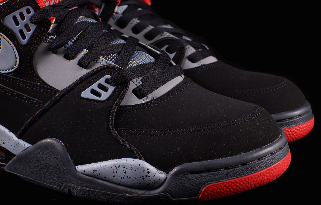 Nike Air Flight 89 Black Grey Red 05