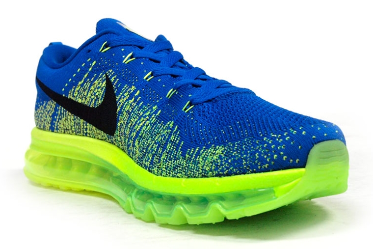 Nike Flyknit Air Max Blue Volt 02