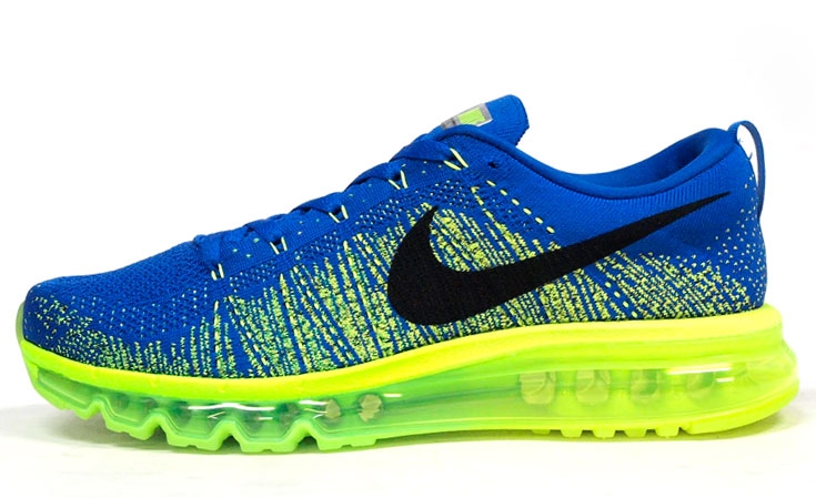 Nike Flyknit Air Max Blue Volt 04