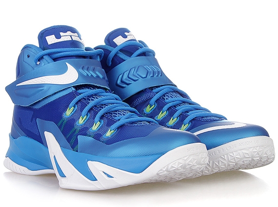 Nike Zoom LeBron Soldier 8 - Photo Blue - White - Volt - Hyper Cobalt