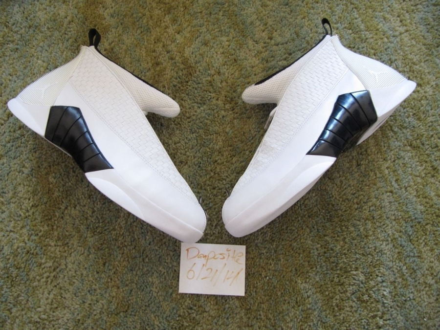 Air Jordan 15 White Black Eastbay 10