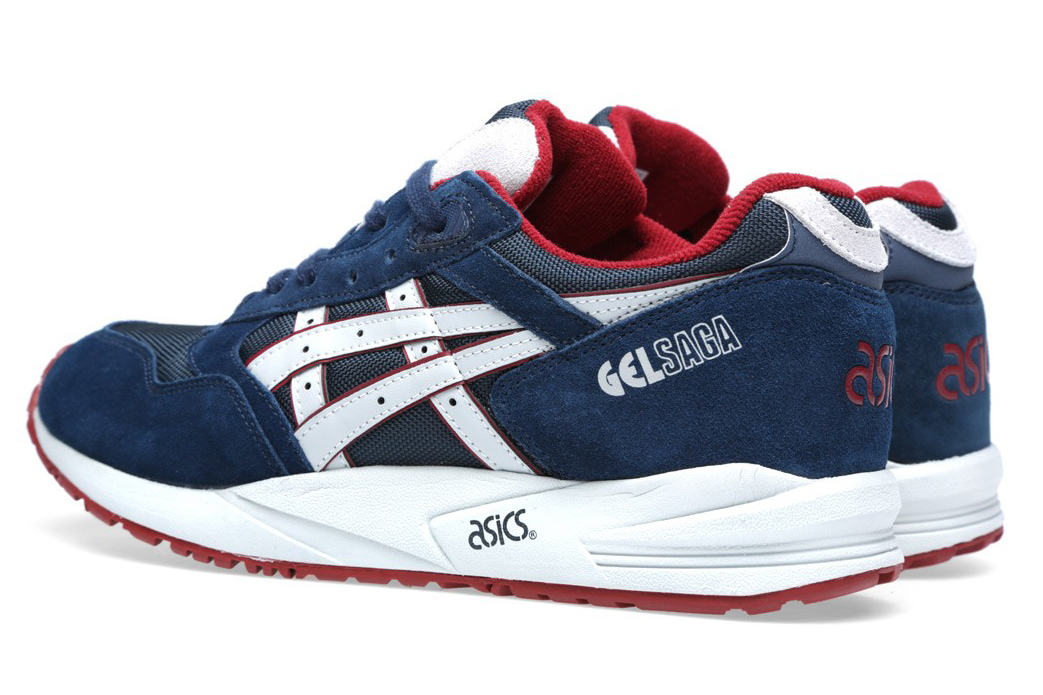 Asics Gel Saga Blue Red White Available 03