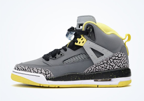 Jordan Spiz’ike GS – Cool Grey – Vibrant Yellow