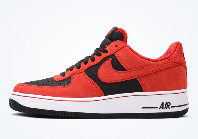 Nike Air Force 1 Low - Black - University Red