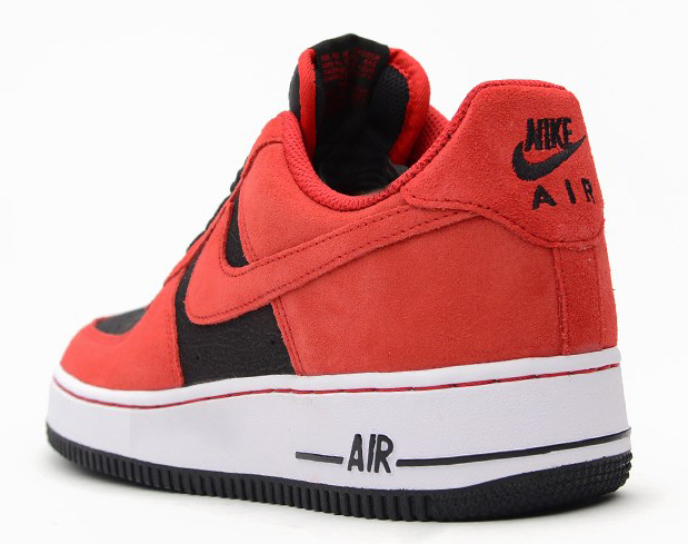 Nike Air Force 1 Low Black Unveristy Red 03