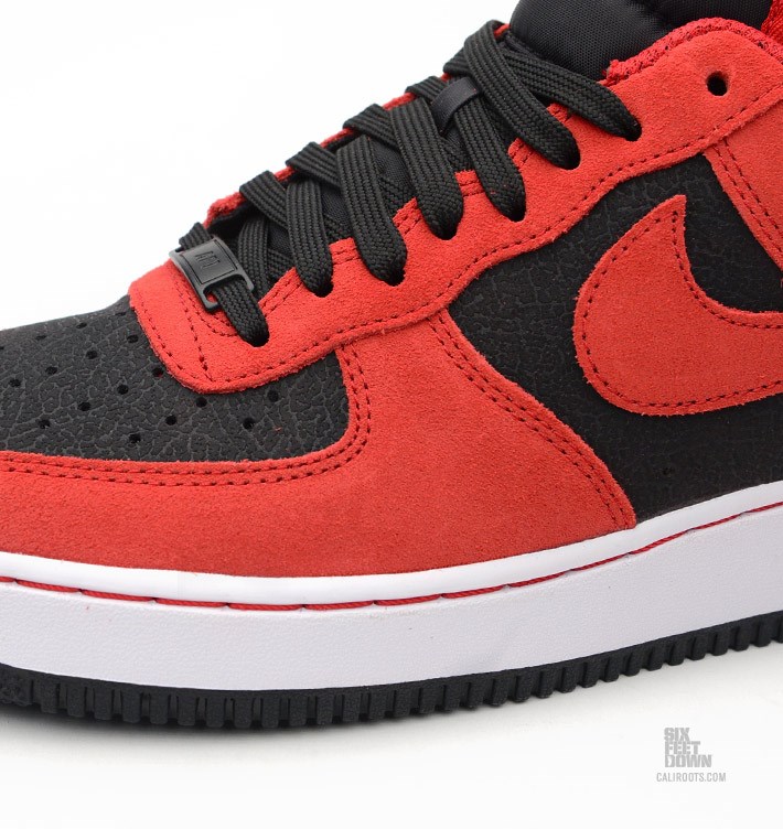 Nike Air Force 1 Low Black Unveristy Red 05