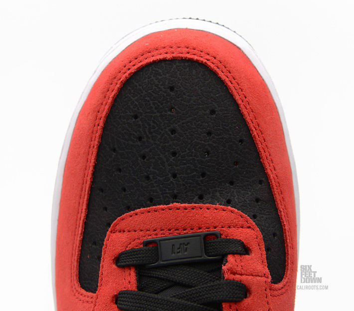 Nike Air Force 1 Low Black Unveristy Red 06