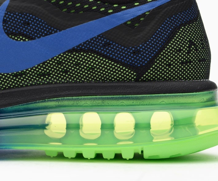 Nike Air Max 2014 Black Photo Blue Electric Green 02