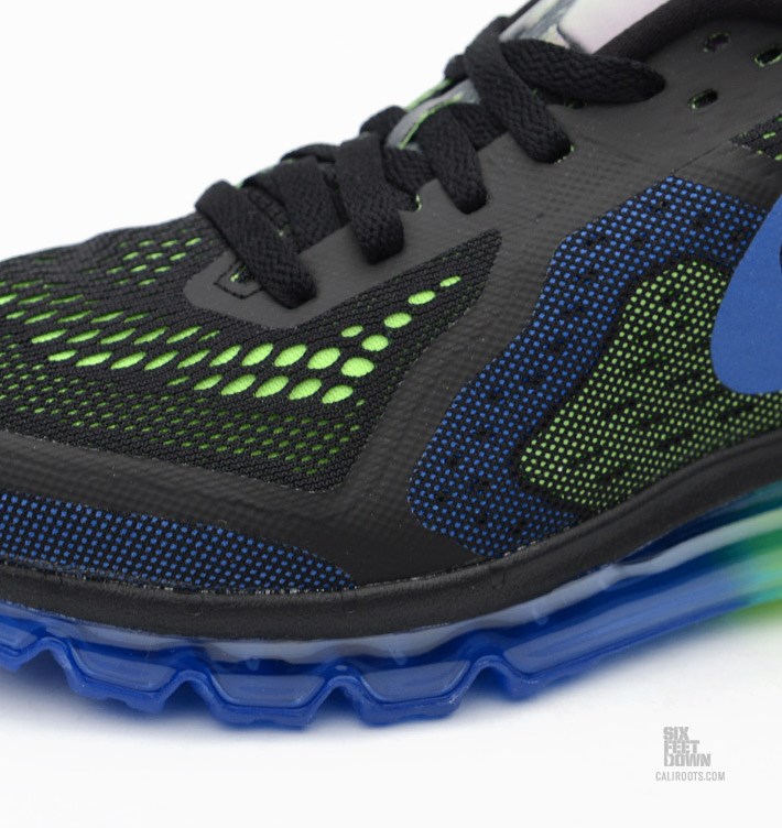 Nike Air Max 2014 Black Photo Blue Electric Green 05