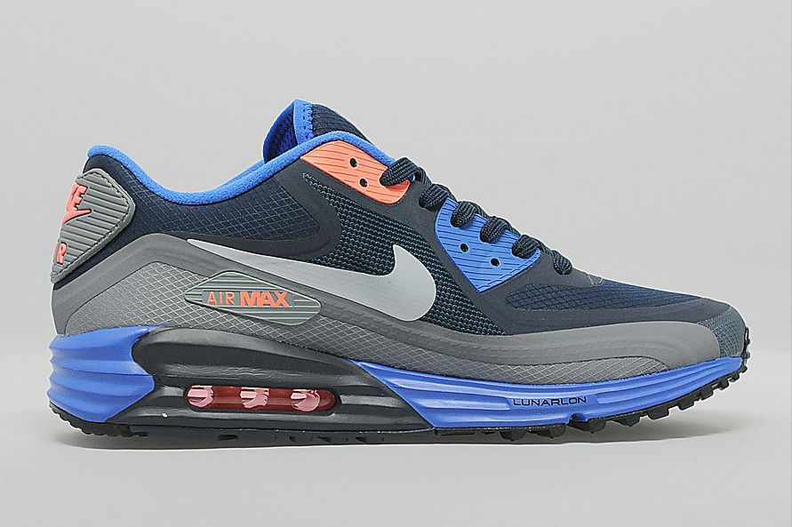 Nike Air Max Lunar90 Wr Obsidian Grey Mango 02