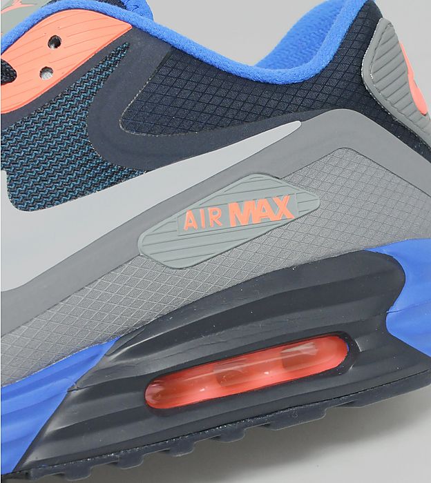 Nike Air Max Lunar90 Wr Obsidian Grey Mango 06