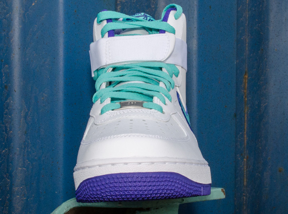 Nike Air Force 1 High White Dark Concord Hyper Jade 3