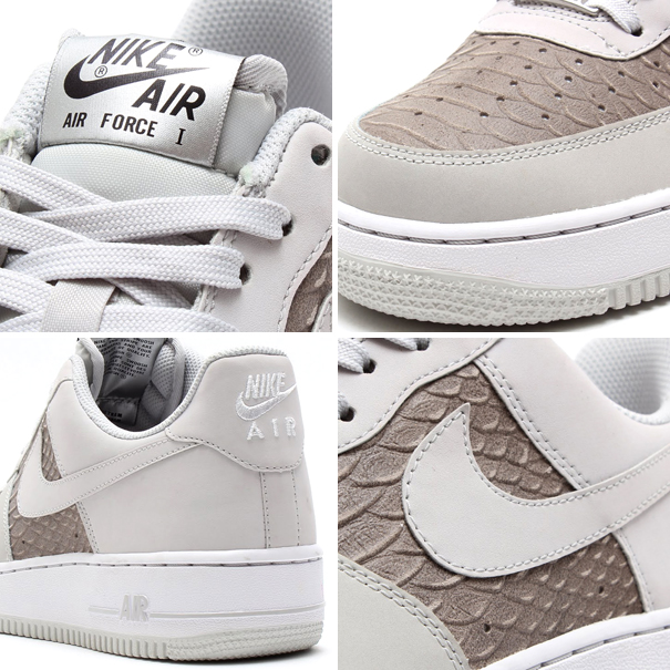 Nike Air Force 1 Low White Grey Python 03