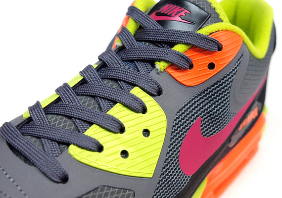 Nike Air Max Lunar90 Wr Grey Yellow Orange 1