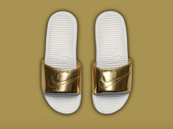 Nike Benassi Solarsoft Slide “Liquid Metal Pack” – Release Date