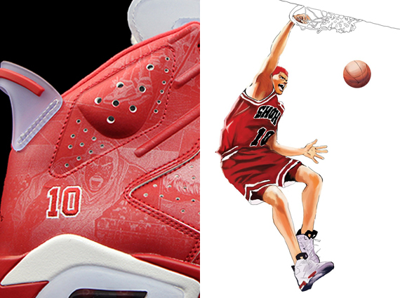 The Anime-Inspired Air Jordan 6 "Slam Dunk"