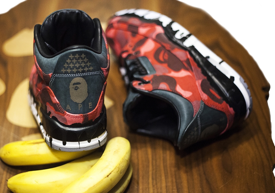 Air Jordan 3 "Bape x Ice Cream" by JBF Customs