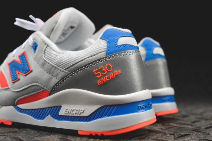 New Balance 530 White Blue Orange 04