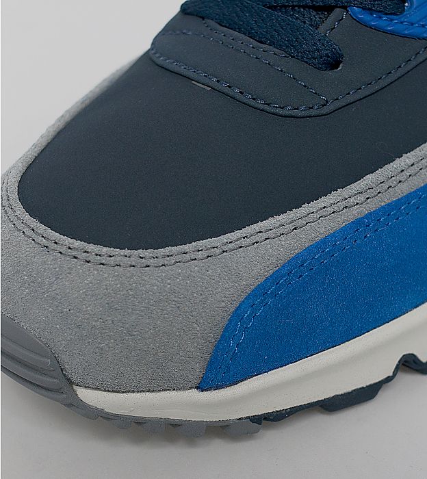 Nike Air Max 90 Suede Grey Royal Navy 04