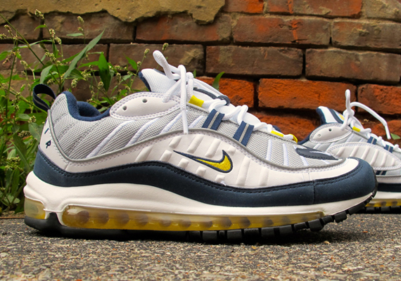 Nike Air Max 98 - Tour Yellow - Midnight Navy