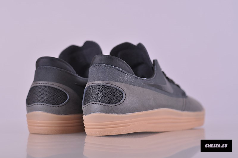 Nike Sb Lunar One Shot Black Orange Gum 04