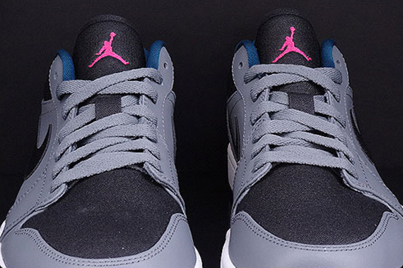 Air Jordan 1 Low Cool Grey Fusion Pink Space Blue 2