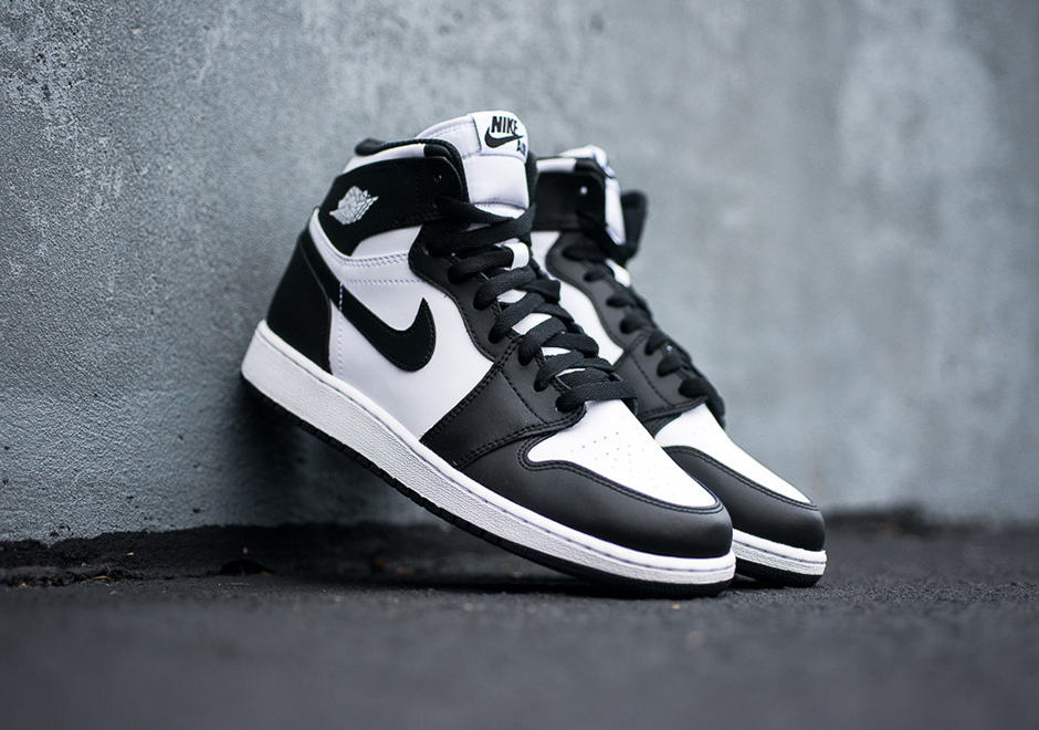 Air Jordan 1 Retro High OG GS "Black/White"