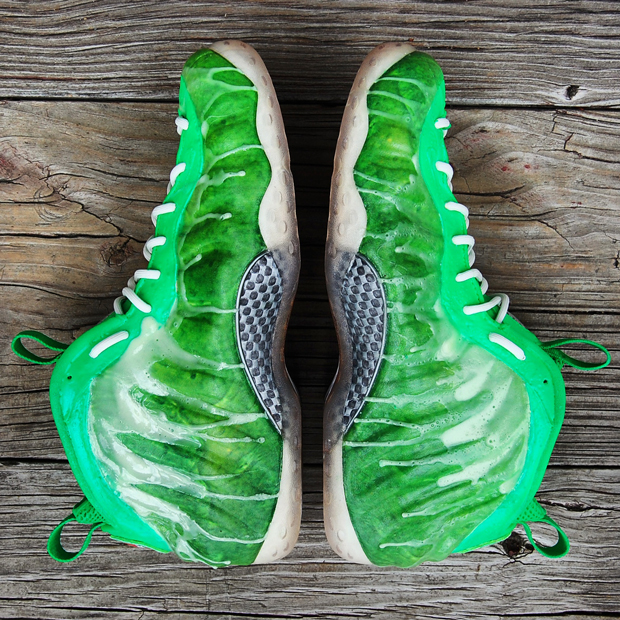 Nike Air Foamposite One Ive Been Smiled Customs Gourmet Kickz 08