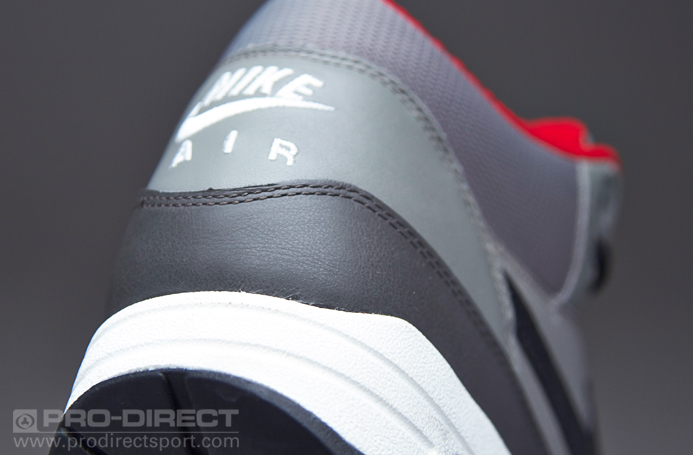 Nike Air Max 1 Mid Fb Grey Black Red 04