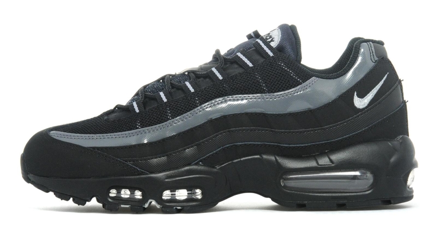Nike Air Max 95 Black Dark Grey Wolf Grey 05