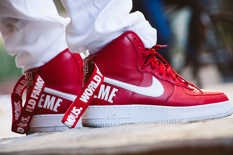 Supreme x Nike Air Force 1 High – Release Date