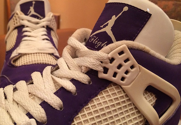 Air Jordan 4 "Purple Suede" PE Cleats