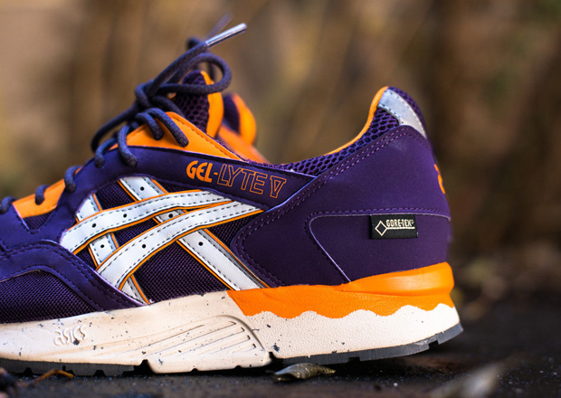 Asics Gel Lyte V Gore Tex Purple Orange 3