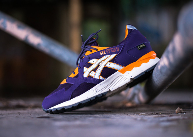 Asics Gel Lyte V Gore Tex Purple Orange 8
