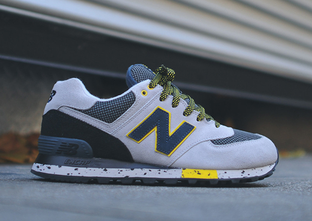 New Balance 574 Outdoors Grey Yellow 2