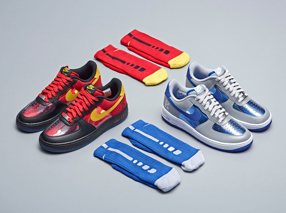 Nike Air Force 1 Low “Kyrie Irving” Features Clear Uppers, Free Socks