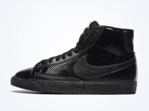 Nike Women's Blazer Mid Premium Leather - Patent Leather Snake