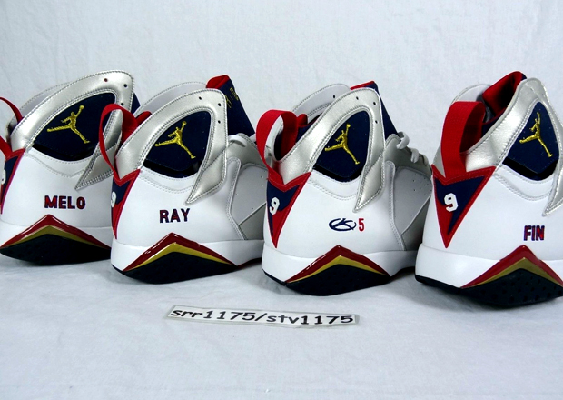 Four Air Jordan 7 Retro Olympic Pes For Jordan Brand Athletes 1