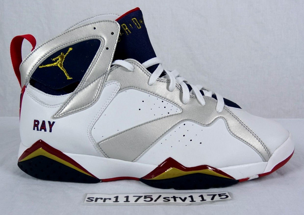 Four Air Jordan 7 Retro Olympic Pes For Jordan Brand Athletes Ray Allen