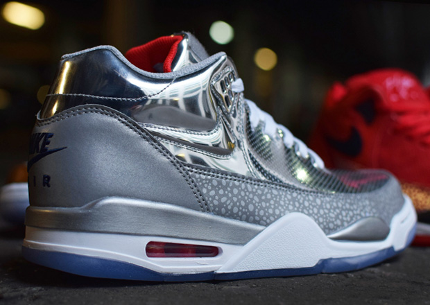 Nike Air Flight Squad Qs Silver Safari 2