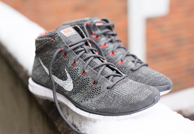 Nike Free Flyknit Chukka Wolf Grey 2