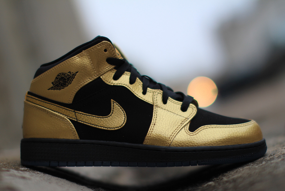 Air Jordan 1 Gg Gold Black 2