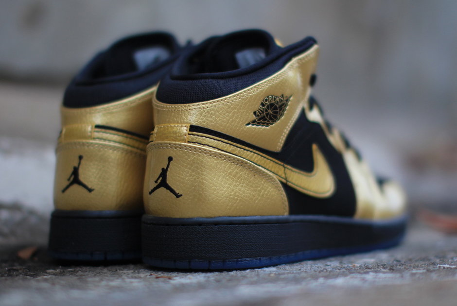 Air Jordan 1 Gg Gold Black 4