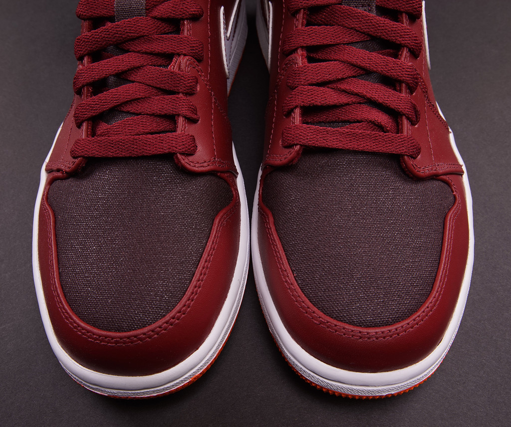 Air Jordan 1 Mid Team Red Electric Orange Deep Burgundy 03