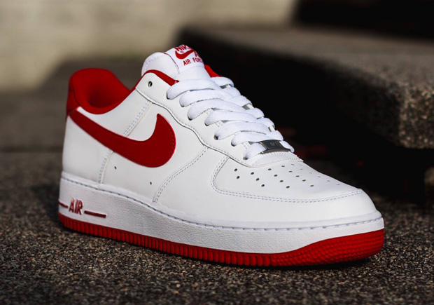 Nike Air Force 1 Low White Gym Red 02