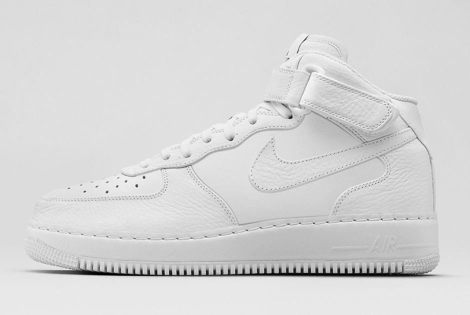 Nike Air Force 1 Mid Cmft White Team Orange White 5